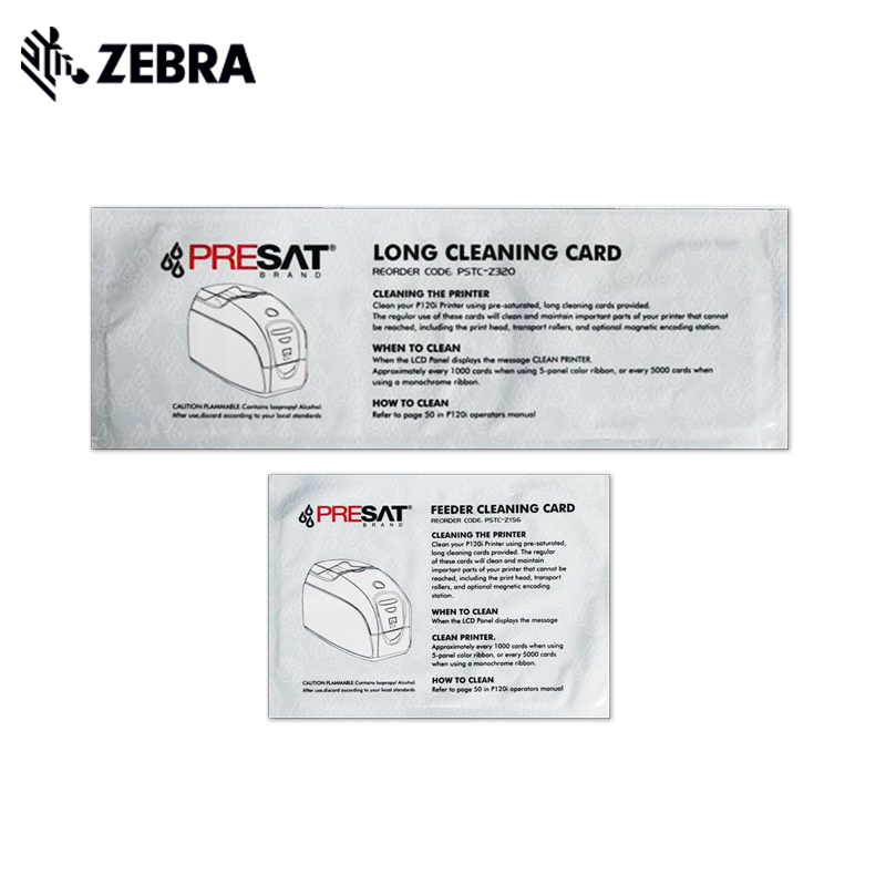 ZEBRA斑马 ZXP Series3C证卡打印机清洁卡套装